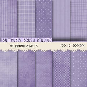 Digital Scrapbook Paper Lavender Texture, Instant Download, Printable Sheets, Junk Journal, Craft Paper, Texture Scrapbook Paper,  DIY Craft