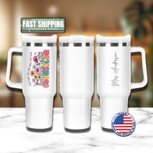 Personalized Counselor 40oz Tumbler with Straw Counselor Appreciation Gifts Thank You School Counselor Gift for Counselor Coffee Tumbler