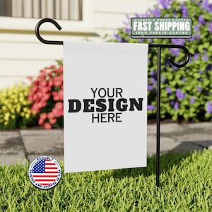 Personalized Garden Banner Outdoor Decorative Flag Custom Garden Sign, Home & Garden Decor Seasonal Flags Great for Events Businesses Gifts