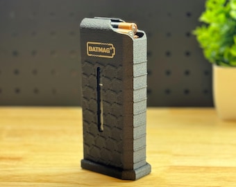 BatMag AAA Battery Dispenser – Magazine Shaped Storage Box (Holds 18)