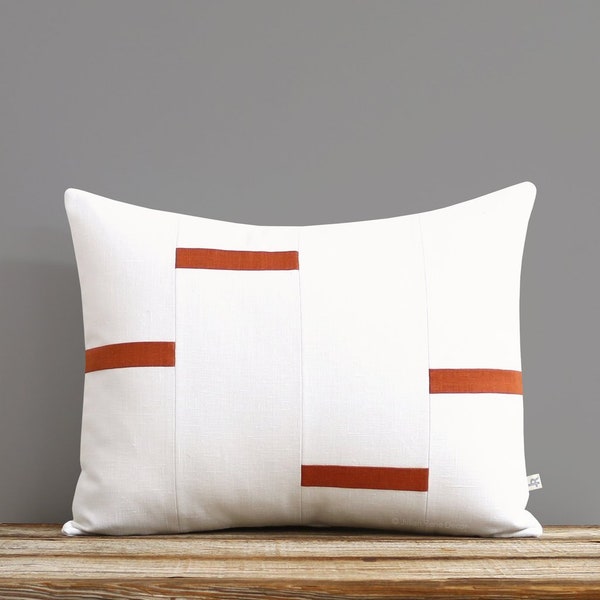 Burnt Orange Pillow Etsy