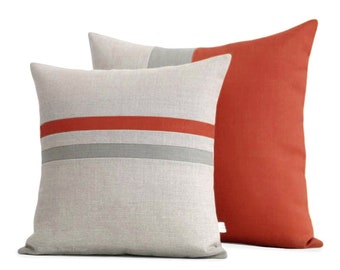 Color Block & Stripe Pillow Set Linden Colorblock pillow, Pillow set