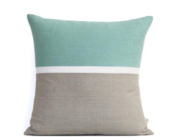 Blush Horizon Line Pillow Cover with Blush Horizon Line Pillow Cover with