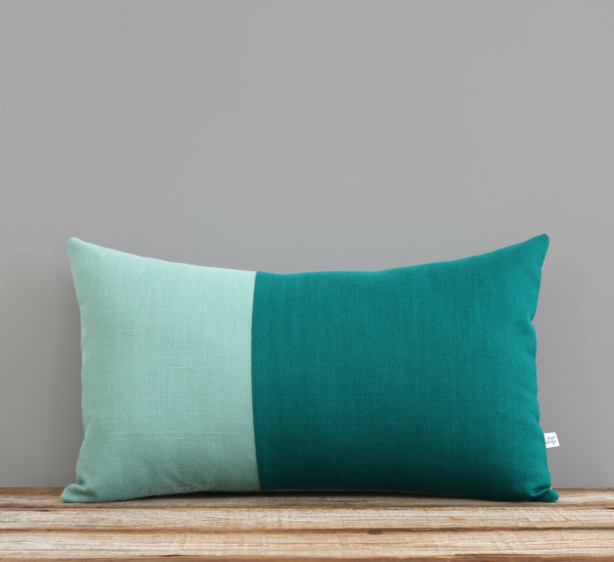 two toned pillow case