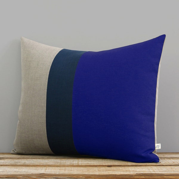 Cobalt Blue Pillows Etsy
