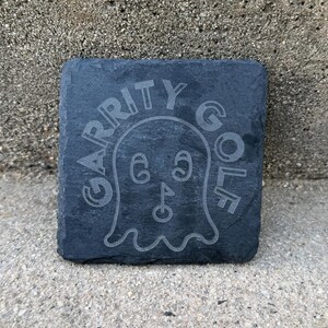 Custom Slate Coasters - Personalized Engraved Coasters - Rustic Home Decor - Customizable Drink Coasters