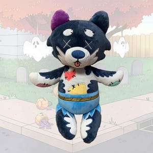 Night Wolf Voodoo Doll 12" Plush Toy