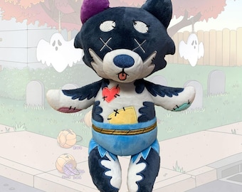 Night Wolf Voodoo Doll 12" Plush Toy