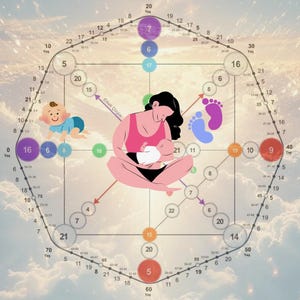 Leitura da Matriz do Destino da Fertilidade - Descubra o seu Tempo Divino para a Concepção - Insight Espiritual de Energia TTC - Entrega no Mesmo Dia