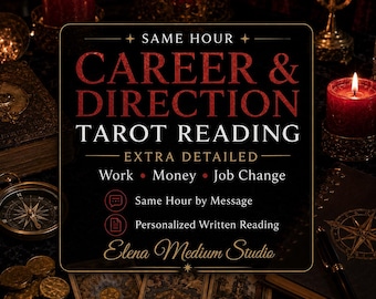 Career Tarot Reading Same Hour, Job Change, Business Guidance, Career and Direction, Money, Work