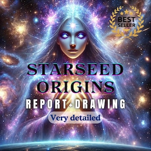 Starseed Origin Reading + Drawing, Discover Galactic Lineage, Soul Mission, Cosmic Energy, Paralel life, Akashic records, Life Path, Destiny