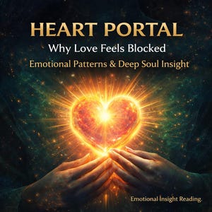 Lectura del Portal del Corazón / Por qué el amor se siente bloqueado, patrones emocionales y una profunda comprensión del alma