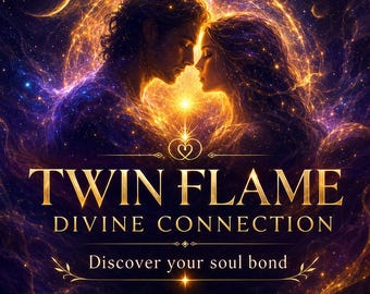 Twin Flame Divine Connection Psychic Reading – Soul Recognition, Union Timeline & Deep Channeled Love Messages from Your Mirror Soul