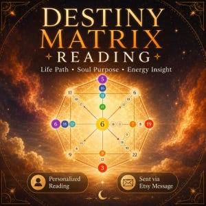 Mycket detaljerad ödesmatrisanalys, numerologi, kärlek, födelseastrologi, solhoroskop, talanger, pengar, astrologiprognos, födelse