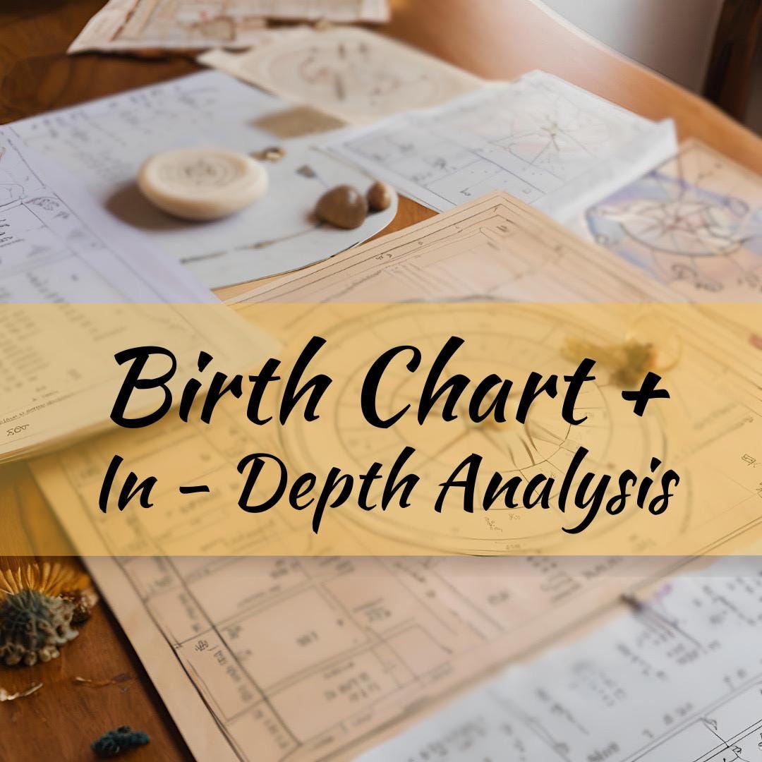 SAME HOUR In-depth Birth Chart Reading, Astrology Gift Detailed With a ...