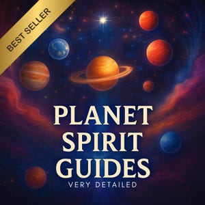 Leitura de Guias Espirituais Planetários • Descubra seus aliados de energia planetária • Insight intuitivo e orientação cósmica • Entrega no mesmo dia, astrologia