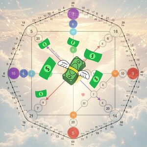 Análisis de la matriz de destino laboral y monetario muy detallado en 24 horas, numerología, dinero, astrología del nacimiento, lectura de talentos, lectura natal, astrología
