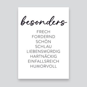 Particulièrement coquin... // carte postale / carte de vœux / noir et blanc / minimaliste