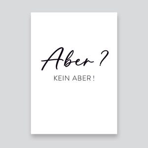 Mais? – Non mais ! // Carte postale / carte à dire / noir et blanc / minimaliste