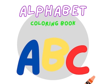 Libro para colorear del alfabeto