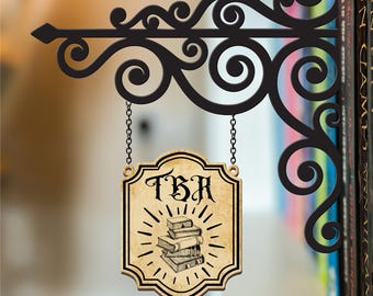 Custom TBR Book Tavern Wooden Metal Signs, BookTok Gifts, Library Organisers, Book Genre Dividers, Book Lover Gift, Custom Bookish Gifts