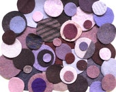 1 oz or 2 oz Wool Pennies Pre-cut Felted Wool Circles Die-Cut Dots Felted Sweater Shapes