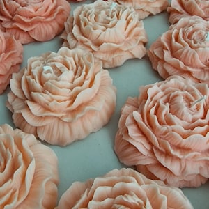Peony candle in 100% soy wax