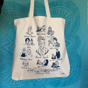 David Lynch navy ink tote image 3