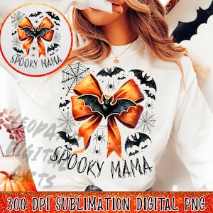 Spooky Mama png, Retro halloween png, Trending png, Gothic png, Bat Halloween Png, Mama Png, Witch Png, Spooky Mini Png, Mama Mini Png