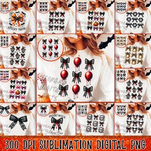 Halloween Bundle png, Kokette Bogen Bundle png, Halloween Bundle png, Horrorfilme png, Spooky Saison Bundle png, Skeleton Bundle png