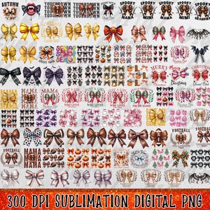 85+ Halloween Bundle png, Coquette Bow Bundle png, Halloween Bundle png, Mega Bundle png, Spooky Saison Bundle png, Sport Bundle png
