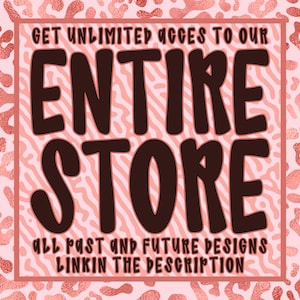 Gesamtes Shop-Bundle, alle vergangenen und zukünftigen Designs, Lizenz für kommerzielle Nutzung, Google Drive Access, Gesamter Etsy-Shop, PNG-Bundle, digitaler Download