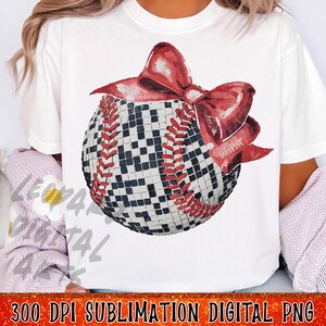 Disco Baseball Png, Game Day Baseball Coquette Png, Custom Baseball Png, Baseball Mama Png, Baseball Mom Png, Sublimation Designs