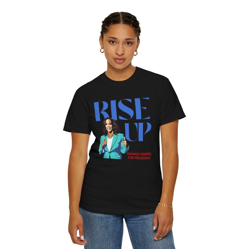 T-shirt Humour Politique "NOPE" Kamala Harris - Coton épais Unisexe - Neuf Avec étiquettes