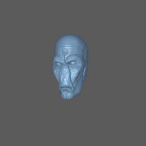 Darth Plagueis the Wise Sith 3D Print Head 1:12/18/6 Black Series TVC Hot Toys Scale
