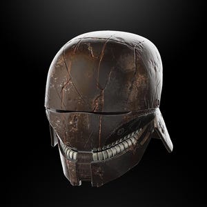 2 for 1 Star Wars The Acolyte &quot;The Stranger&quot; Sith Helmet 2 for 1 3D Files STL for 3D Printer for 1/12 and 1/18 scale