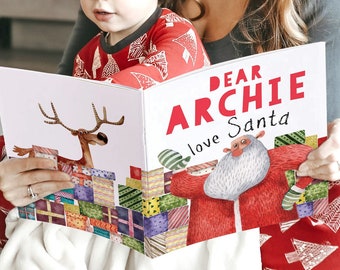 Personalized Kids Letter from Santa Story Books First Christmas Gifts Xmas Eve Box Fillers Stockings For Girls Baby Boys Presents Ideas Book