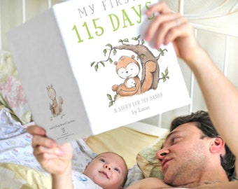 Personalised New Dads Book from baby, A story for my Daddy, First fathers Day gift, Thank you from baby to the best Dad, a very special gift