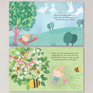 Plant A Tree Personalised Children's Book for first 1st birthday New baby & Christening, Personalized Custom Named Gift, image 7