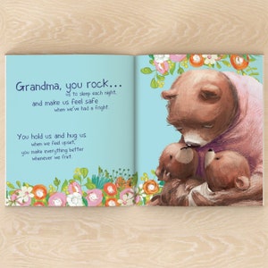 Greatest Grandma in the world Hardcover book from the children Unique gift for Gran, a special gift from the Grandchildren with love image 8