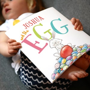 Livre d'aventures personnalisé Eggcellent pour baptême, anniversaire d'un nouveau-né et d'un bébé, des grands-parents et des parrains et marraines
