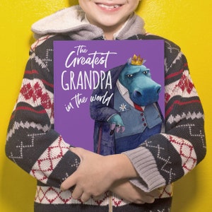 Livre personnalisé pour le plus grand grand-père du monde : cadeau de fête des pères pour grand-père, histoire personnalisée pour grand-père, cadeau d'anniversaire, nouveau souvenir grand-père