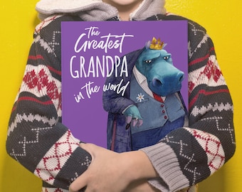 Personalized Greatest Grandad In The World Book – Father’s Day Gift from Kids, Custom Story for Grandad, Birthday Gift, New Grandad Keepsake