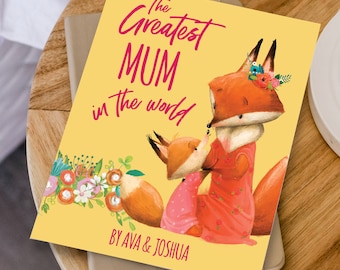 Greatest Mummy in the World, softcover book from the children - Unique & beautiful Mother's Day gift - For the best Mummy in the world