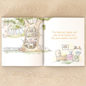 Personalised New Dads Book from baby, A story for my Daddy, First fathers Day gift, Thank you from baby to the best Dad, a very special gift image 5