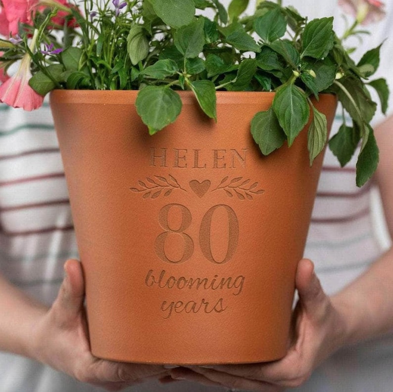 80th plant pot