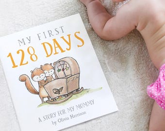 Gepersonaliseerde eerste Moederdagboek - uniek aandenkencadeau van baby aan moeder - aangepast eerste Moederdagcadeau voor mama - cadeau-idee - VS