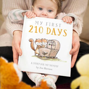 Personalised First Mother's Day Book - Unique Keepsake Gift from Baby to Mom - Custom First Mother’s Day Present for Mommy - Gift Idea- US