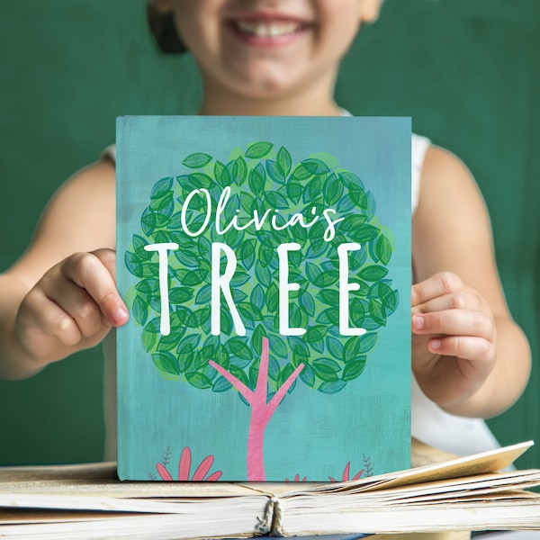 Plant A Tree Personalised Children's Book for first 1st birthday New baby & Christening, Personalized  Custom Named Gift,