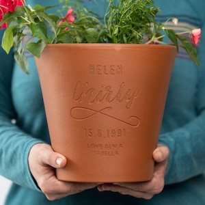 30th Birthday Personalised Plant Pot - 30th Birthday Gift for Gardener lovers, Home Decor - Unique gift
